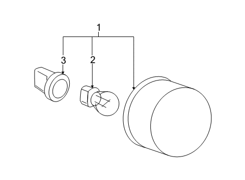 2007 Chevy Cobalt Bulbs Diagram 5 - Thumbnail