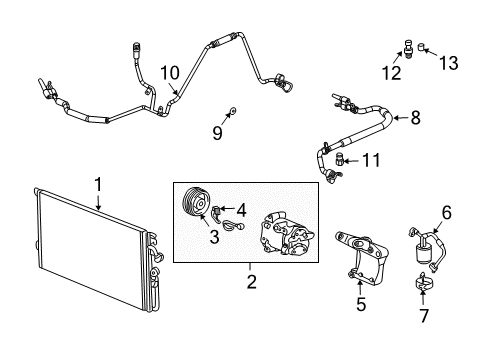 2004 Saturn Vue Air Conditioner Diagram 2 - Thumbnail