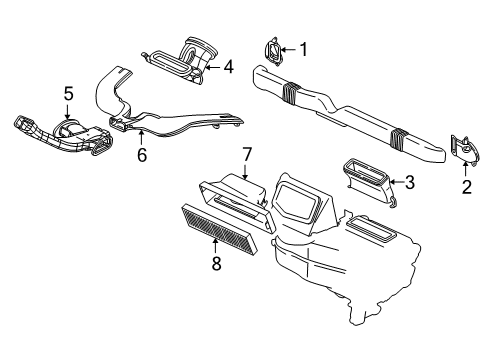 2003 Saturn Vue Blower Motor & Fan Diagram