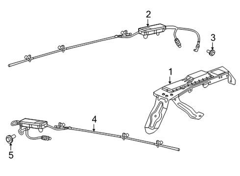 2020 Chevy Corvette Antenna & Radio Diagram