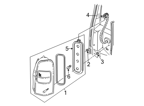 2000 Pontiac Montana Tail Lamps Diagram