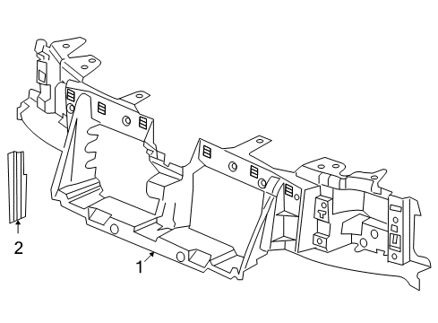 2006 Buick Rainier Front Panel Diagram