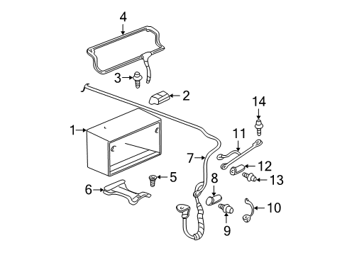 2000 Cadillac DeVille Battery Diagram