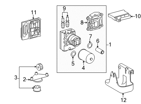 2013 Cadillac Escalade Anti-Lock Brakes Diagram 2 - Thumbnail