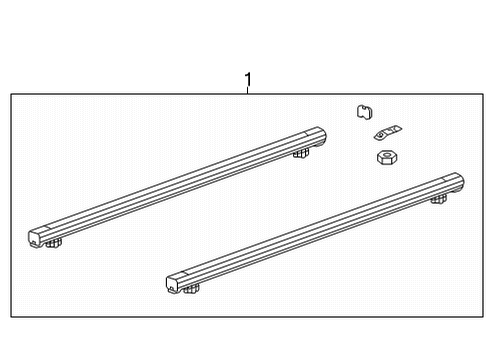 2021 GMC Sierra 3500 HD Exterior Trim - Pick Up Box Diagram 8 - Thumbnail