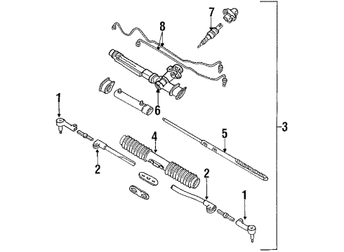 1988 Chevy Corsica Pump Asm,P/S Diagram for 26002916