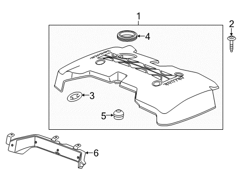 2019 Buick Envision Engine Appearance Cover Diagram 2 - Thumbnail