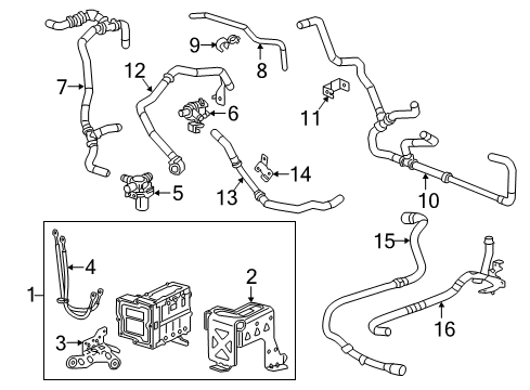 2018 Chevy Volt Heater Components Diagram