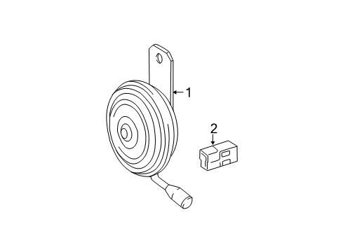 2004 Cadillac Escalade ESV Horn Diagram