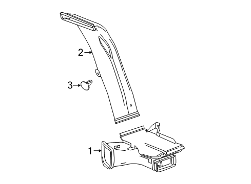 2015 Chevy Tahoe Ducts Diagram 2 - Thumbnail