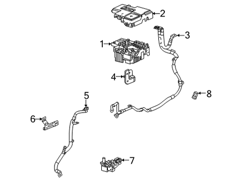 2020 Buick Encore GX Battery Cables Diagram