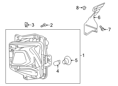 2024 Chevy Blazer Headlamps Diagram