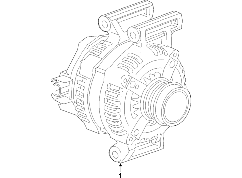 2020 Cadillac CT5 Alternator Diagram 1 - Thumbnail