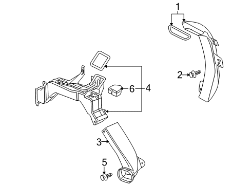 2007 Buick Terraza Ducts Diagram 2 - Thumbnail