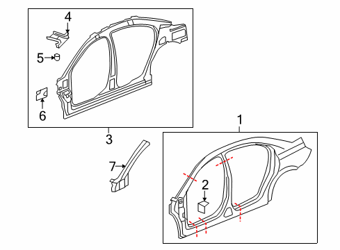 2007 Saturn Aura Uniside Diagram