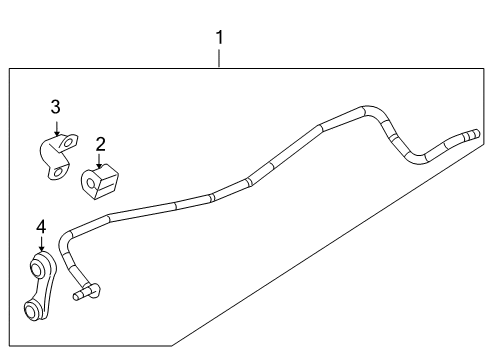 2008 Pontiac G6 Rear Suspension, Control Arm Diagram 3 - Thumbnail