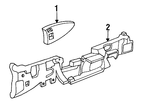 1994 Pontiac Trans Sport Headlamps Diagram