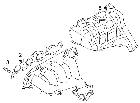 2000 Chevy Tracker Exhaust Manifold Diagram 3 - Thumbnail