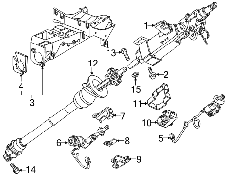 2018 Chevy Corvette Steering Column & Wheel, Steering Gear & Linkage Diagram 2 - Thumbnail