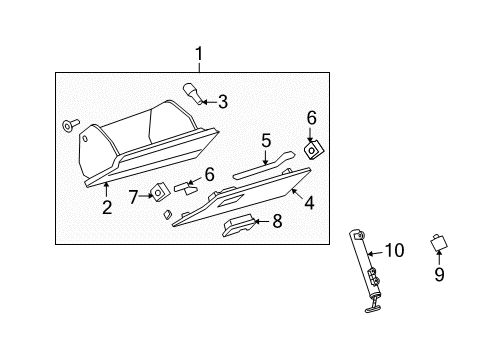 2011 Chevy Camaro Glove Box Diagram