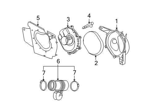 2006 Cadillac STS Filters Diagram 2 - Thumbnail