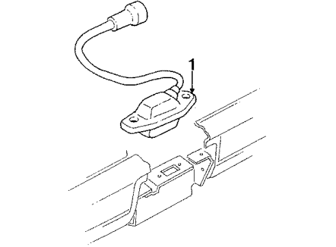 1988 Chevy G30 License Lamps Diagram 2 - Thumbnail