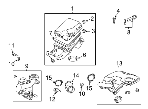 2010 Chevy Malibu Filters Diagram 1 - Thumbnail