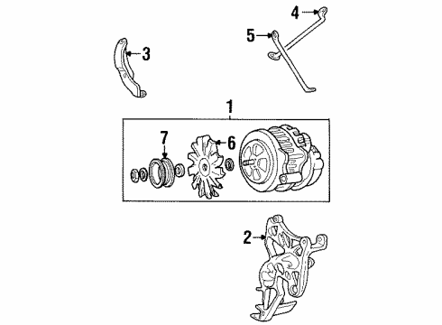 1994 GMC K3500 Alternator Diagram 2 - Thumbnail