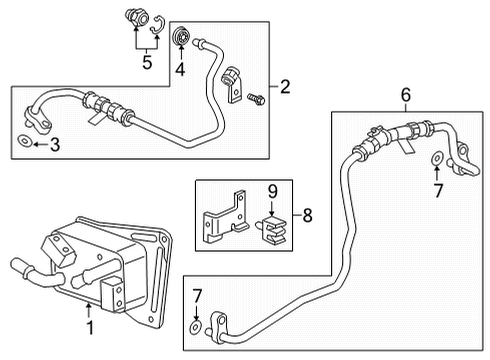 2021 Buick Envision Trans Oil Cooler Diagram