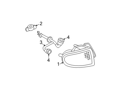 2000 Buick Century Tail Lamps Diagram