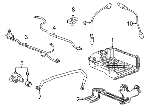 2023 Chevy Tahoe Emission Components Diagram 3 - Thumbnail