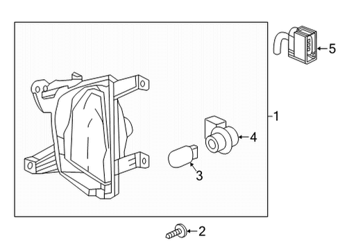 2023 Chevy Equinox Signal Lamps Diagram