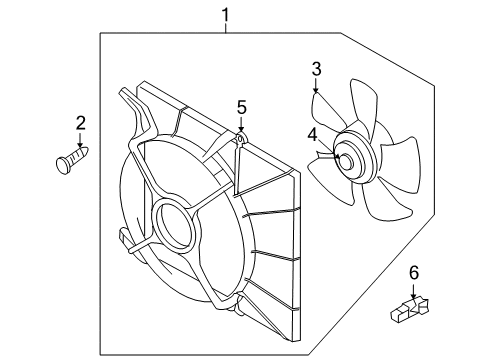 2010 Chevy Aveo5 Cooling System, Radiator, Water Pump, Cooling Fan Diagram 2 - Thumbnail