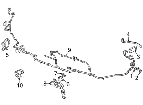 2022 GMC Hummer EV Pickup Parking Aid Diagram 3 - Thumbnail