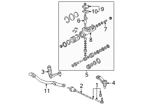 2022 GMC Savana 3500 Steering Column & Shroud, Switches & Levers Diagram 4 - Thumbnail