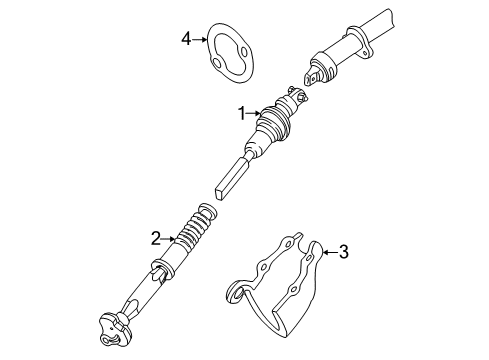 2001 Chevy S10 Steering Column & Wheel, Shroud, Switches & Levers Diagram 6 - Thumbnail