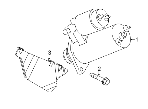 2011 Cadillac CTS Starter, Electrical Diagram 1 - Thumbnail