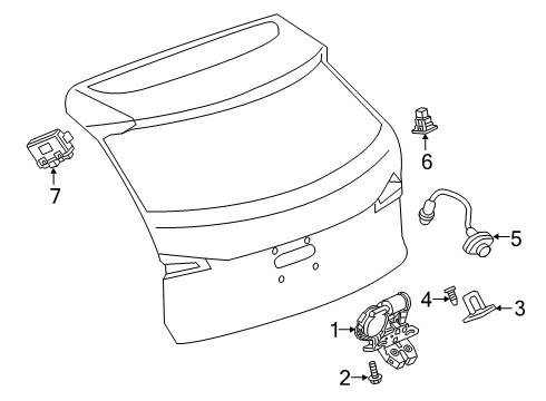 2020 Cadillac XT4 Lift Gate, Electrical Diagram 3 - Thumbnail