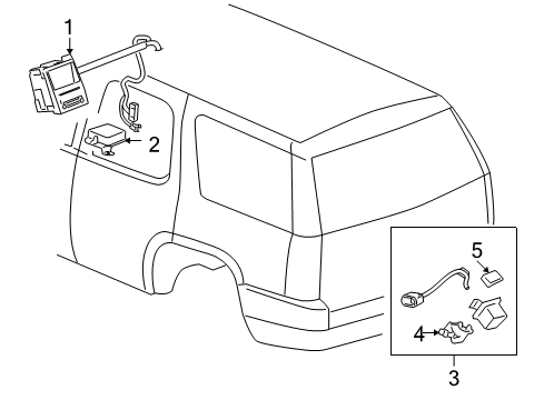 2009 GMC Yukon Electrical Components Diagram 4 - Thumbnail