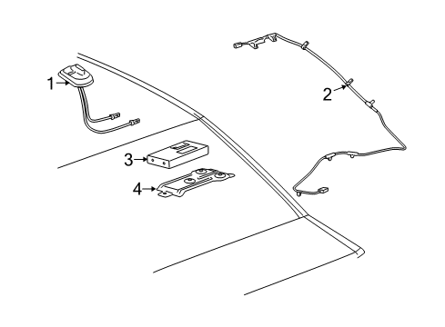 2007 Pontiac G5 Antenna & Radio Diagram 1 - Thumbnail