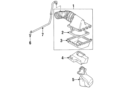 1994 Cadillac Seville Air Intake Diagram