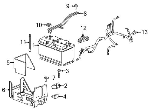 2023 Buick Enclave Battery Diagram