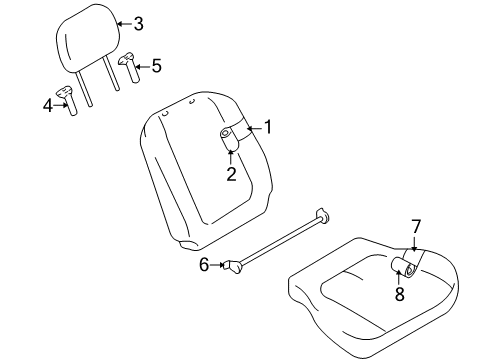 2004 Chevy Tracker PAD Diagram for 91174981