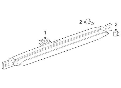 2024 Buick Encore GX High Mount Lamps Diagram