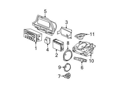 2002 Saturn LW300 Sound System Diagram