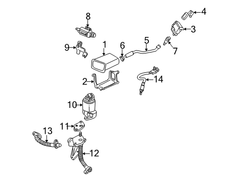 2001 Pontiac Bonneville Emission Components Diagram 2 - Thumbnail