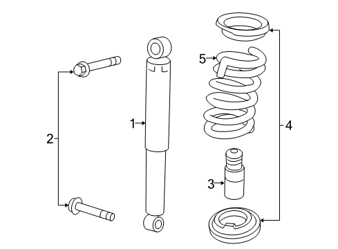 2017 GMC Terrain Shocks & Components - Rear Diagram