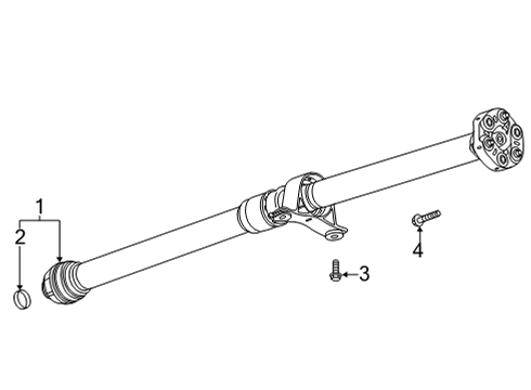 2024 Cadillac CT4 Drive Shaft  Diagram 1 - Thumbnail