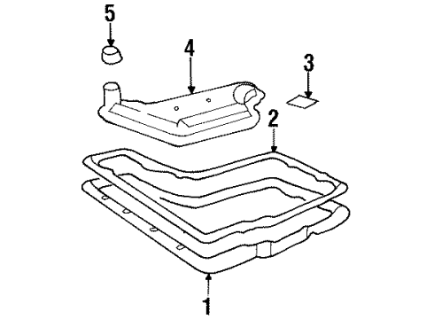 2002 Cadillac Eldorado Transaxle Parts Diagram