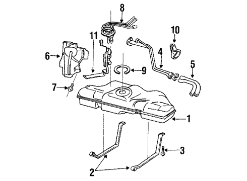 1994 Buick Skylark Fuel Supply Diagram